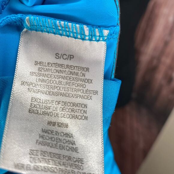 Free Country Small blue and gray swim top - Picture 5 of 5